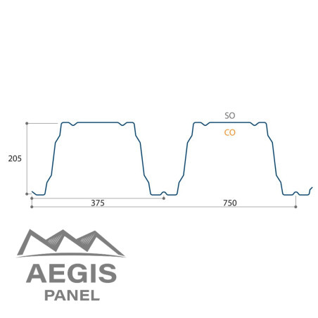 Support d'étanchéité intercoating Hnerv 200mm x L750mm