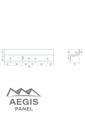 Pièce de départ 1,5MM JI FC Wall 60MM