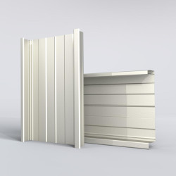 Bardage double peau L600mm x P160mm