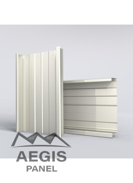 Bardage double peau L600mm x P160mm