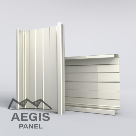 Bardage double peau L600mm x P160mm