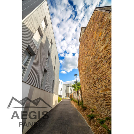 Bardage Tôle sèche ondulée H ond 18mm x L 988mm 25µ