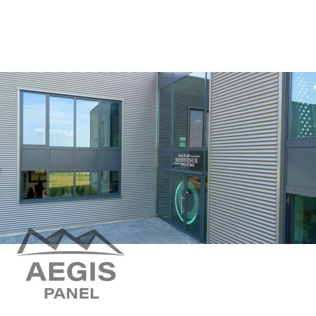 Bardage Tôle sèche ondulée H ond 18mm x L 988mm 25µ