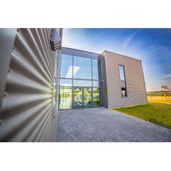 Bardage Tôle sèche ondulée H ond 18mm x L 988mm 25µ