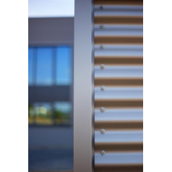 Bardage Tôle sèche ondulée H ond 18mm x L 988mm 25µ