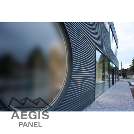 Bardage Tôle sèche ondulée H ond 18mm x L 988mm 25µ