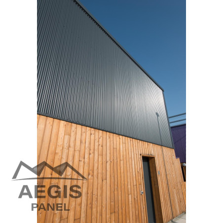 Bardage Tôle sèche ondulée H ond 18mm x L 988mm 25µ