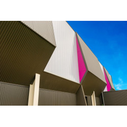 Bardage Tôle sèche ondulée H ond 18mm x L 988mm 25µ