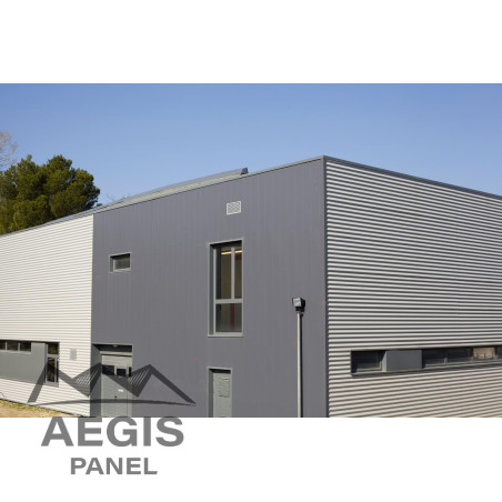 Bardage Tôle sèche ondulée H ond 18mm x L 988mm 25µ