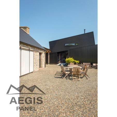 Bardage Tôle sèche ondulée H ond 18mm x L 988mm 25µ