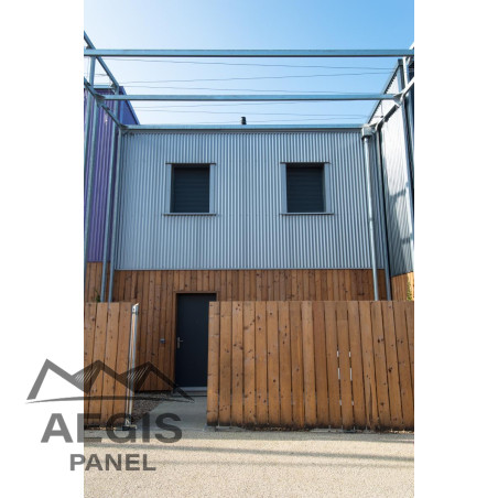 Bardage Tôle sèche ondulée H ond 18mm x L 988mm 25µ