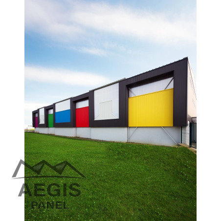 Bardage Tôle sèche ondulée H ond 18mm x L 988mm 25µ