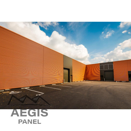 Bardage Tôle sèche ondulée H ond 18mm x L 988mm 25µ