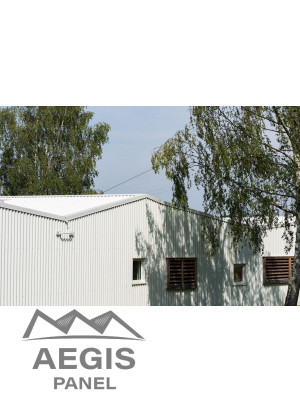 Couverture Tôle sèche ondulée H ond 18mm x L 988mm 25µ