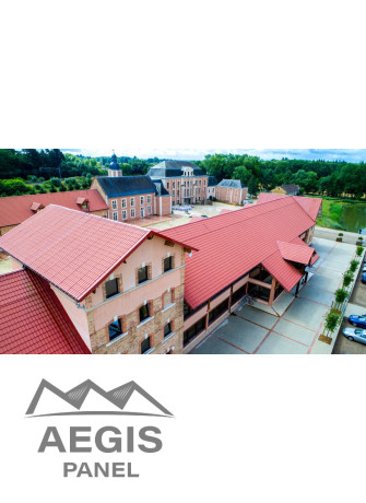 Couverture Panneau Tuile Aquafix  H ond 24mm x L 1100mm 40µ