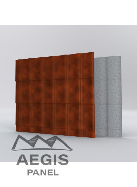 Couverture Panneau Tuile Aquafix  H ond 24mm x L 1100mm 40µ