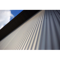 Bardage Tôle sèche ondulée H ond 25mm x L 1035mm 25µ