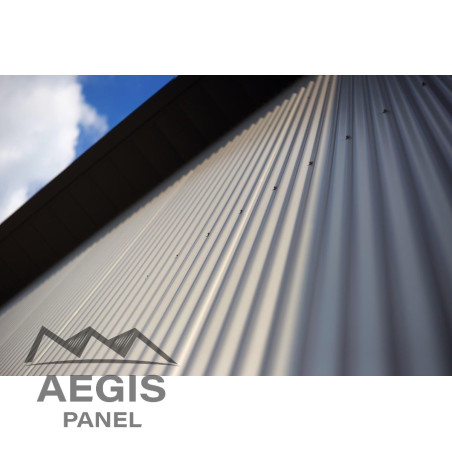 Bardage Tôle sèche ondulée H ond 25mm x L 1035mm 25µ