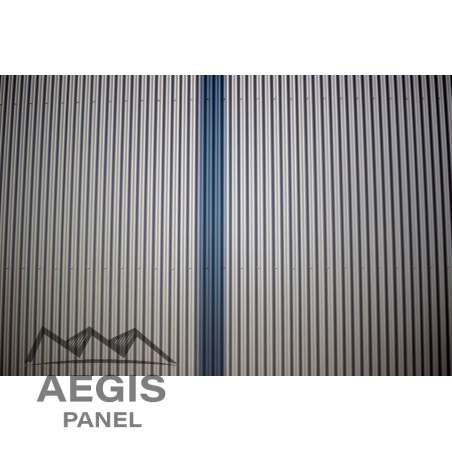 Bardage Tôle sèche ondulée H ond 25mm x L 1035mm 25µ