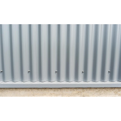 Bardage Tôle sèche ondulée H ond 25mm x L 1035mm 25µ