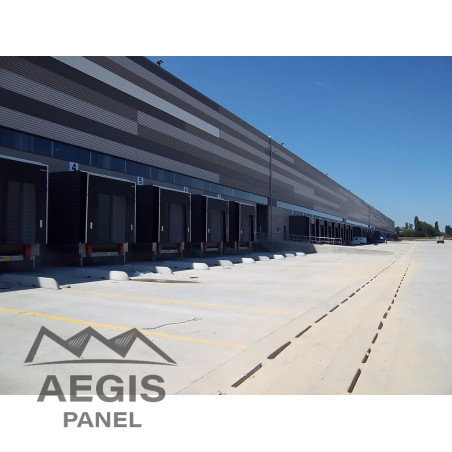 Bardage Tôle sèche ondulée H ond 25mm x L 1035mm 25µ