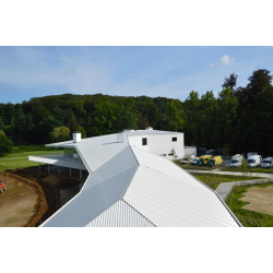 Couverture Tôle sèche ondulée H ond 25mm x L 1035mm 25µ