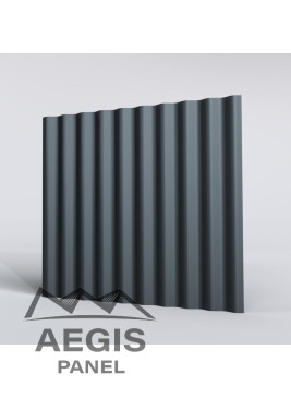 Couverture Tôle sèche ondulée H ond 25mm x L 1035mm 25µ