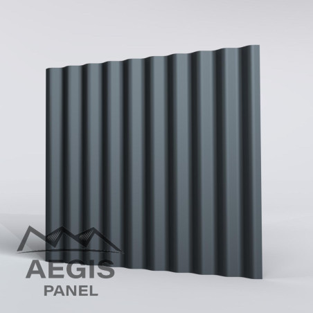 Couverture Tôle sèche ondulée H ond 25mm x L 1035mm 25µ