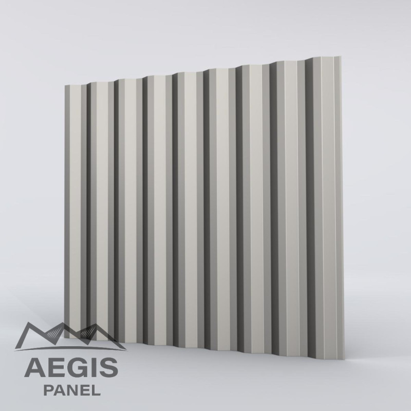 Bardage Tôle sèche ondulée H ond 25mm x L 1000mm 25µ