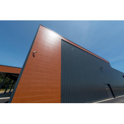 Bardage Tôle sèche nervurée H nerv 25mm x L 1085mm 25µ