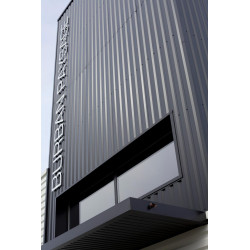 Bardage Tôle sèche nervurée H nerv 25mm x L 1085mm 25µ