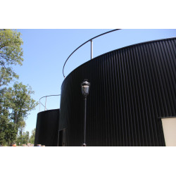 Bardage Tôle sèche nervurée H nerv 25mm x L 1085mm 25µ