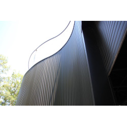 Bardage Tôle sèche nervurée H nerv 25mm x L 1085mm 25µ