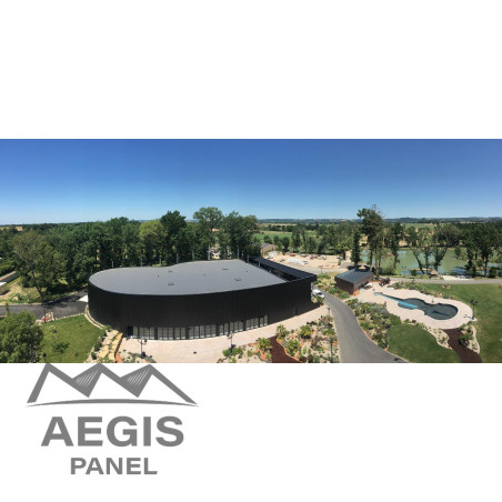 Bardage Tôle sèche nervurée H nerv 25mm x L 1085mm 25µ