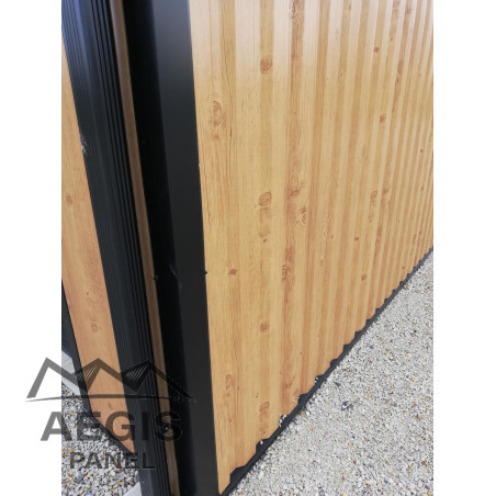 Bardage Tôle sèche nervurée H nerv 25mm x L 1085mm 25µ