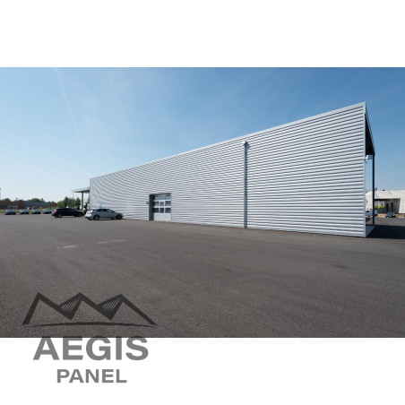 Bardage Tôle sèche nervurée H nerv 25mm x L 1085mm 25µ