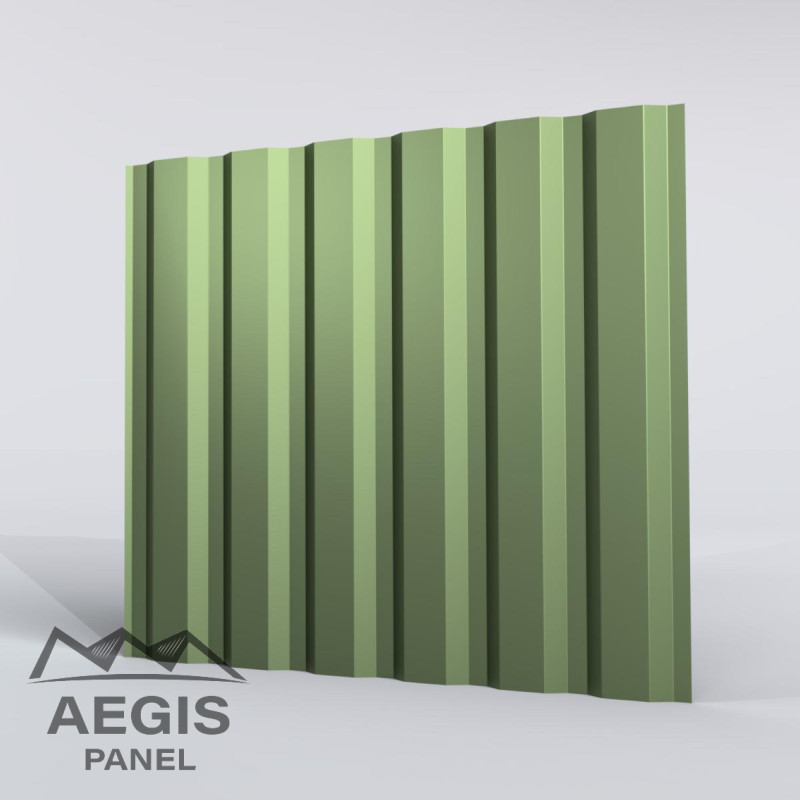 Bardage Tôle sèche nervurée H nerv 25mm x L 1085mm 25µ