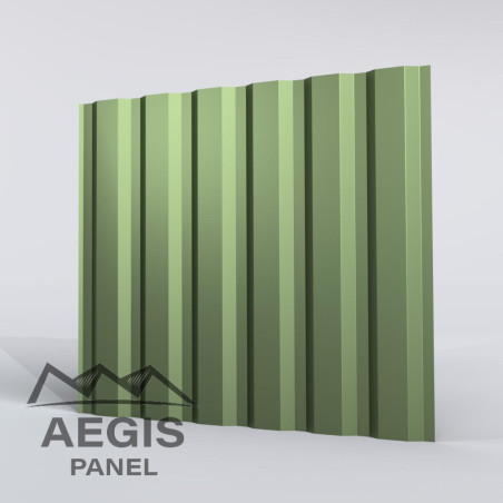 Bardage Tôle sèche nervurée H nerv 25mm x L 1085mm 25µ