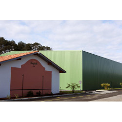 Bardage Tôle sèche nervurée creux d'onde H nerv 25mm x L1085mm 25µ