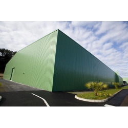 Bardage Tôle sèche nervurée creux d'onde H nerv 25mm x L1085mm 25µ