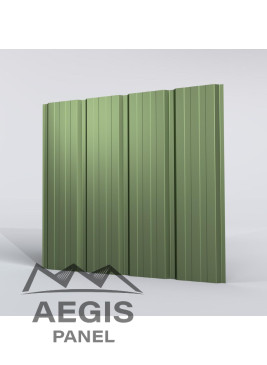 Bardage Tôle sèche nervurée creux d'onde H nerv 25mm x L1085mm 25µ