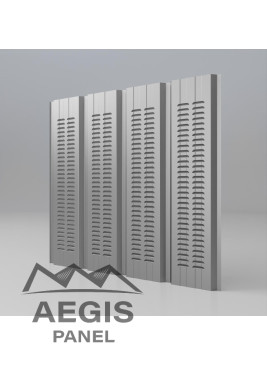 Bardage Tôle sèche nervurée creux d'onde H nerv 25mm x L 1085mm 25µ