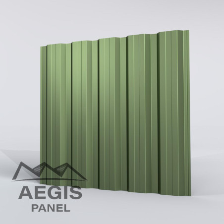 Bardage Tôle sèche (avec renfort) Hnerv 35mm x L 1035mm 25µ