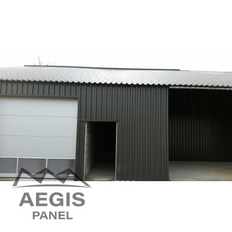 Couverture Tôle sèche Hnerv 40mm x L950mm - 190mm 25µ