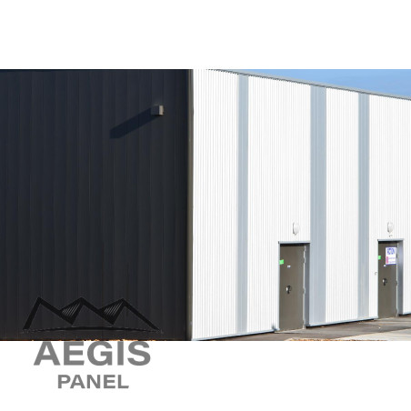 Bardage Tôle sèche ondulée H ond 46mm x L900mm 25µ