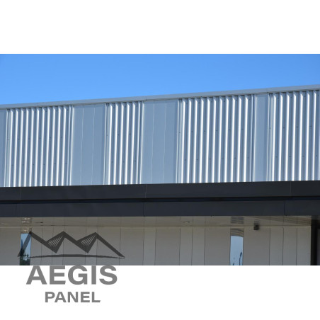 Bardage Tôle sèche ondulée H ond 46mm x L900mm 25µ