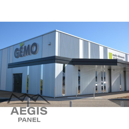 Bardage Tôle sèche ondulée H ond 46mm x L900mm 25µ