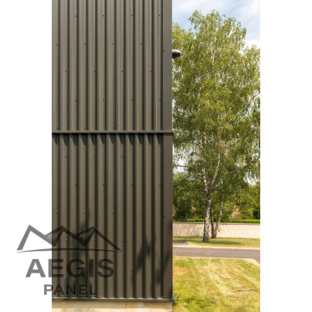 Bardage Tôle sèche ondulée H ond 46mm x L900mm 25µ