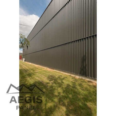 Bardage Tôle sèche ondulée H ond 46mm x L900mm 25µ