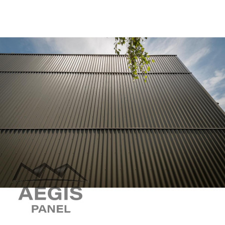 Bardage Tôle sèche ondulée H ond 46mm x L900mm 25µ